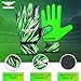 TOROGA Football Goalkeeper Gloves For Boys kids Children Youth Soccer Goalie Glove with Super Grip Palms (Green, 4) TOROGA Football Goalkeeper Gloves For Boys kids Children Youth Soccer Goalie Glove with Super Grip Palms (Green, 4)