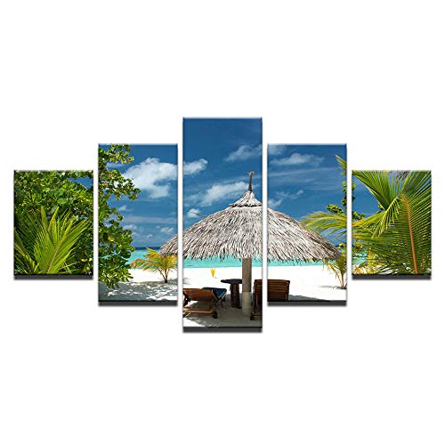 Toile vacances à la plage 5 pièces moderne de haute qualité