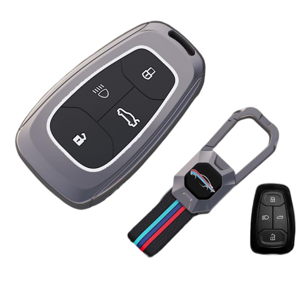 Contacts Car Key Cover Compatible with TATA – Fits Nexon, Harrier, Altroz, Tiago, Tigor, Safari & More
