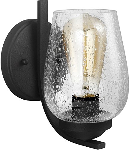 Sea Gull Lighting Morill One-Light Wall / Bath Sconce Vanity Style Lights, Blacksmith Finish - 4127801-839