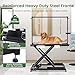 CIRONBOW Electric Lift Pet Dog Grooming Table, 50Inch Height Adjustable Grooming Table for Large Dogs with Two Nooses, Wireless Remote, Tool Organizer, Black