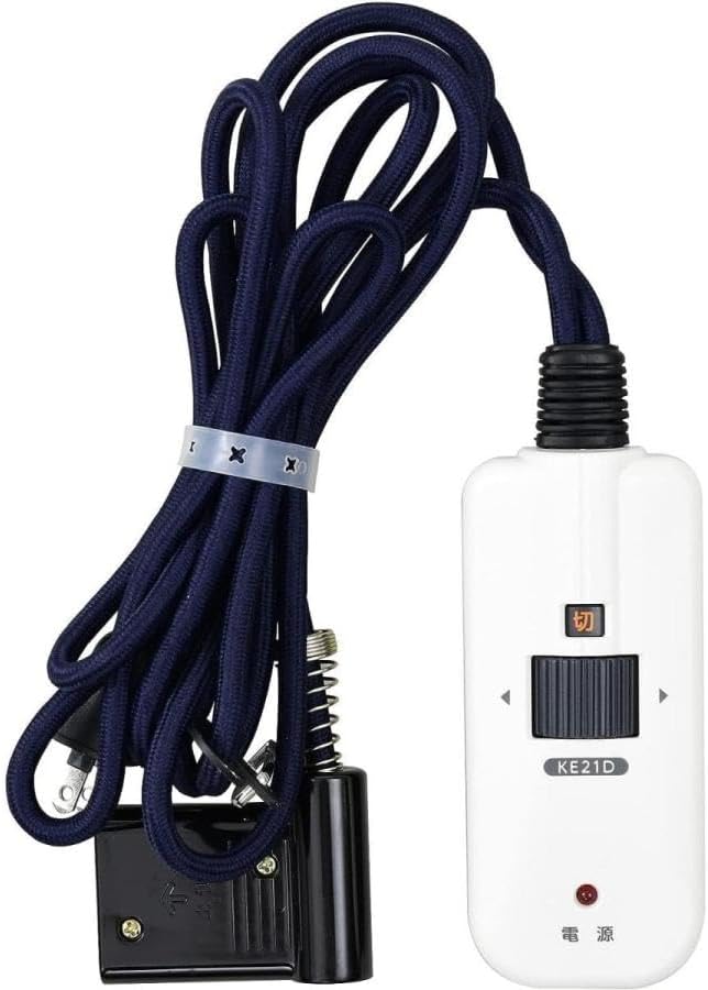 【 こたつのコードの交換に】こたつ 3ピン専用 電源コード 3m BC-KE21D (A)