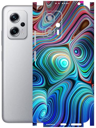 Image of AtOdds - Full Body Back Screen Guard Protector Film - Lamination Wrap Skin Sticker Compatible with REDMI K50i (5G) | Scratchproof Matte Finish (Water Paint)
