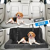 Baoblaze Dog Car Seat Bed for Medium Large Dogs Washable Soft Dog Car Back Seat Protector Booster Bed for Puppy Cats Pet Supplies - Image 7