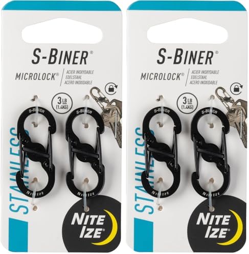 Nite Ize S-Biner MicroLock Aluminum Keychain