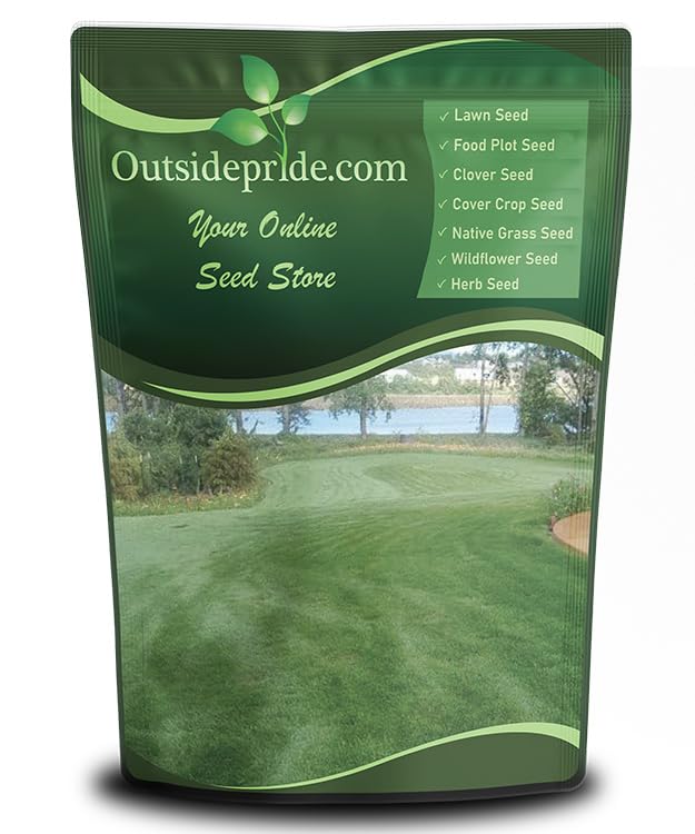 Outsidepride Combat Extreme Transition Zone Grass Seed Blend for Lawn 10 lbs - Fine, Medium Leaf Blades & Dense Turf for Sun, Shady & High Traffic Areas w/OptiGrowth Coating for Seed Enhancement