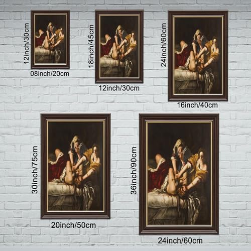 Affiches sur toile Artemisia Gentileschi Judith décapitation Holophernes bureau