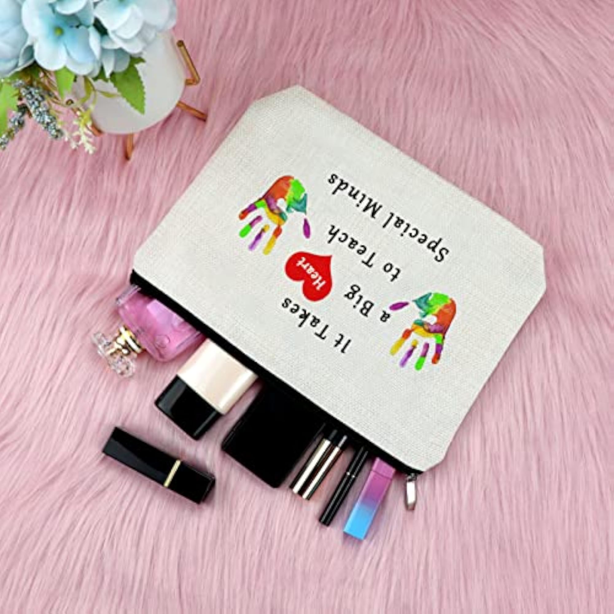 Teacher Appreciation Makeup Bag for Women