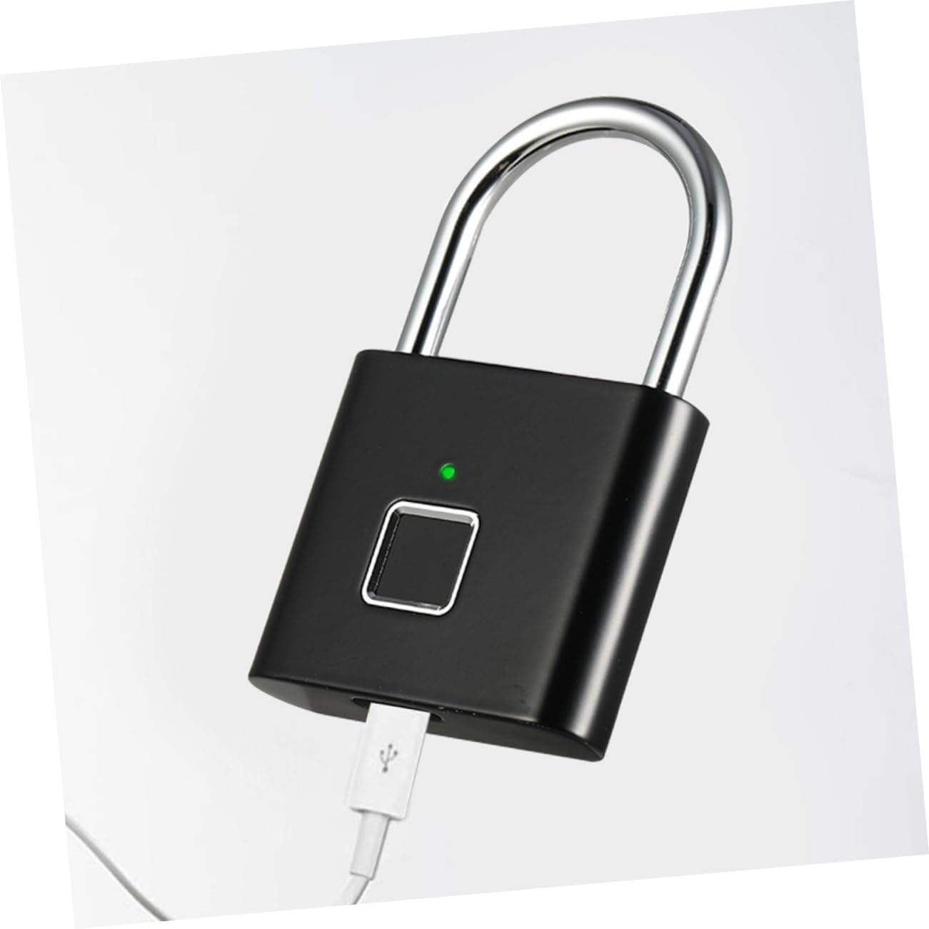 VALICLUD Lucchetto Elettronico Serratura Smart Impronta Digitale e Password in Acciaio Inox 40 Impronte per Valigia e Bagagli Uso Interno ed Esterno