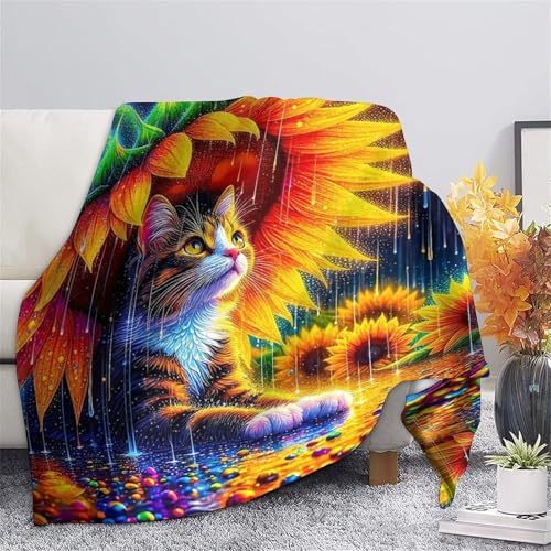 Couverture douillette chat pour un cocon de douceur au quotidien