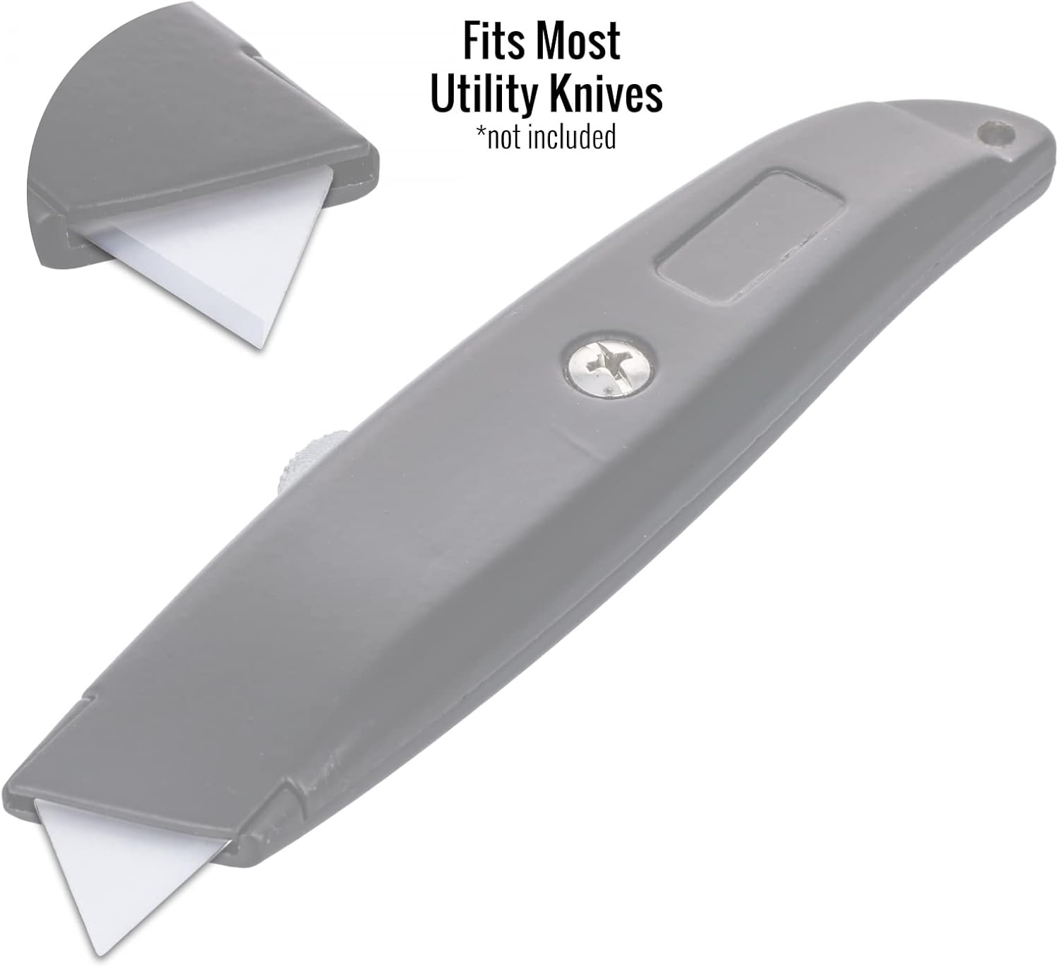 10-Pack Ceramic Box Cutter Utility Knife Replacement Blades