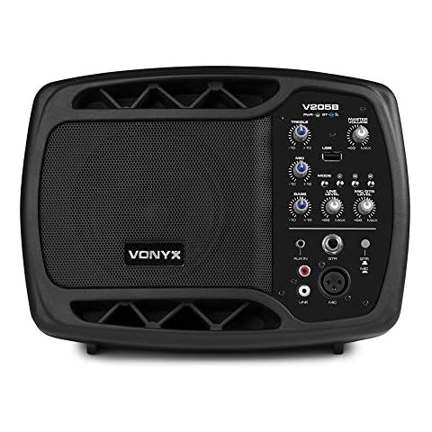 VONYX Active Powered PA Speaker System Personal Live Stage Event Monitor Bluetooth USB Cover