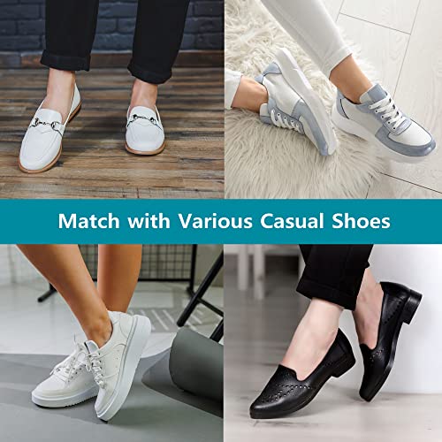 YEJIMONG No Show Socks Womens 8 Pairs Non Slip Thin Cotton Invisible Flat Boat Line Low Cut Socks4