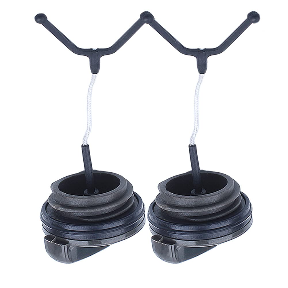 Tappo Serbatoio Carburante E Olio Per Decespugliatore Husqvarna HUS445 E 450E – Kit Da 2 In Plastica Resistente, A Prova Di Perdite