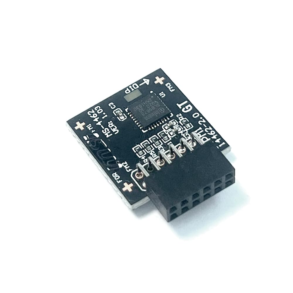 Gintai TPM2.0 Modul SPI 12Pin pour MSI AMD B550/B650/X570S/X670/A520M série