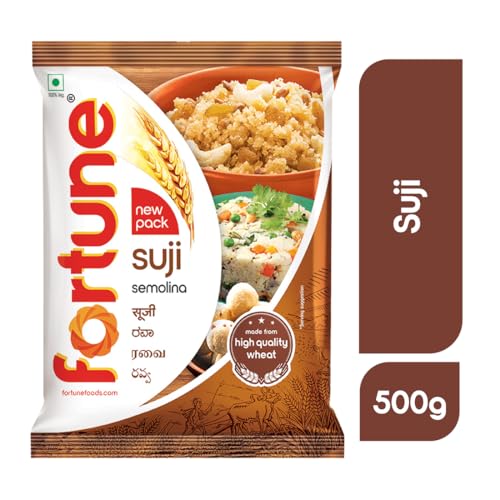 Image of FORTUNE Suji Pouch,500 Gram (Pack of 3)