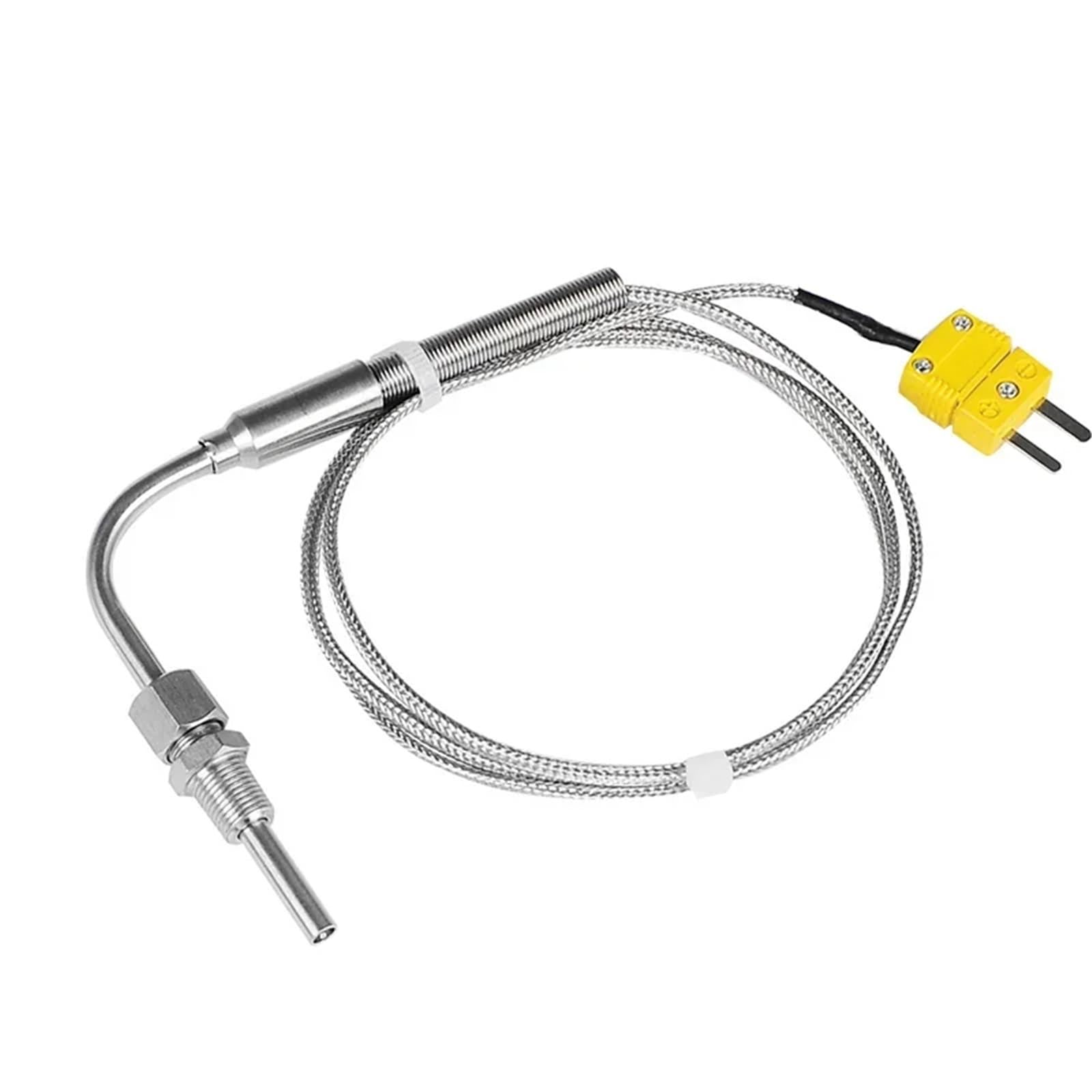 Termopar tipo K con cable de 5m, sonda inoxidable y rosca de 1/2 pulgada 7