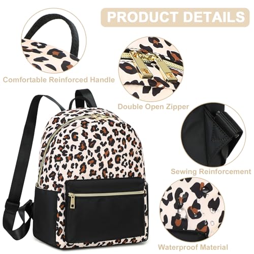 Image of BTOOP Mini Backpack Women Girls Water-resistant Small Backpack Purse Shoulder Bag for Womens Adult Kids School Travel