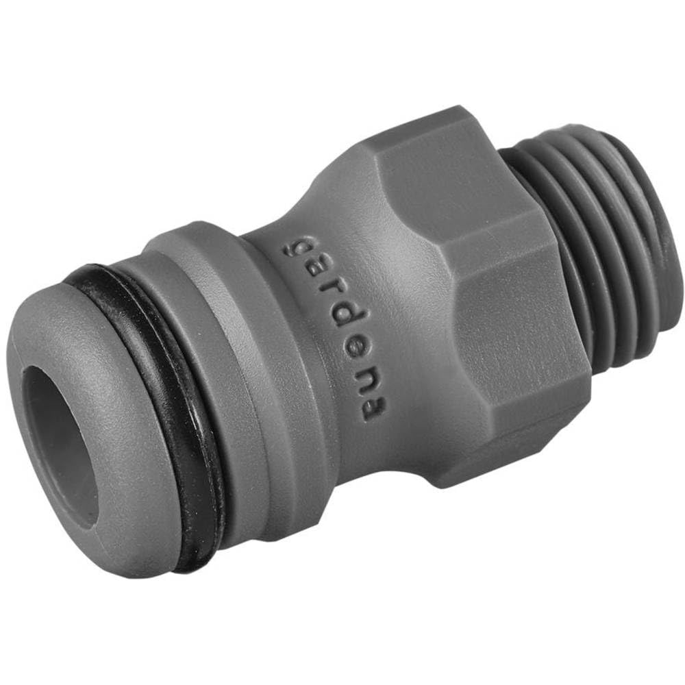 GARDENA 02920-26 Plastic Irrigation Connector 13.2mm Thread Hose A...