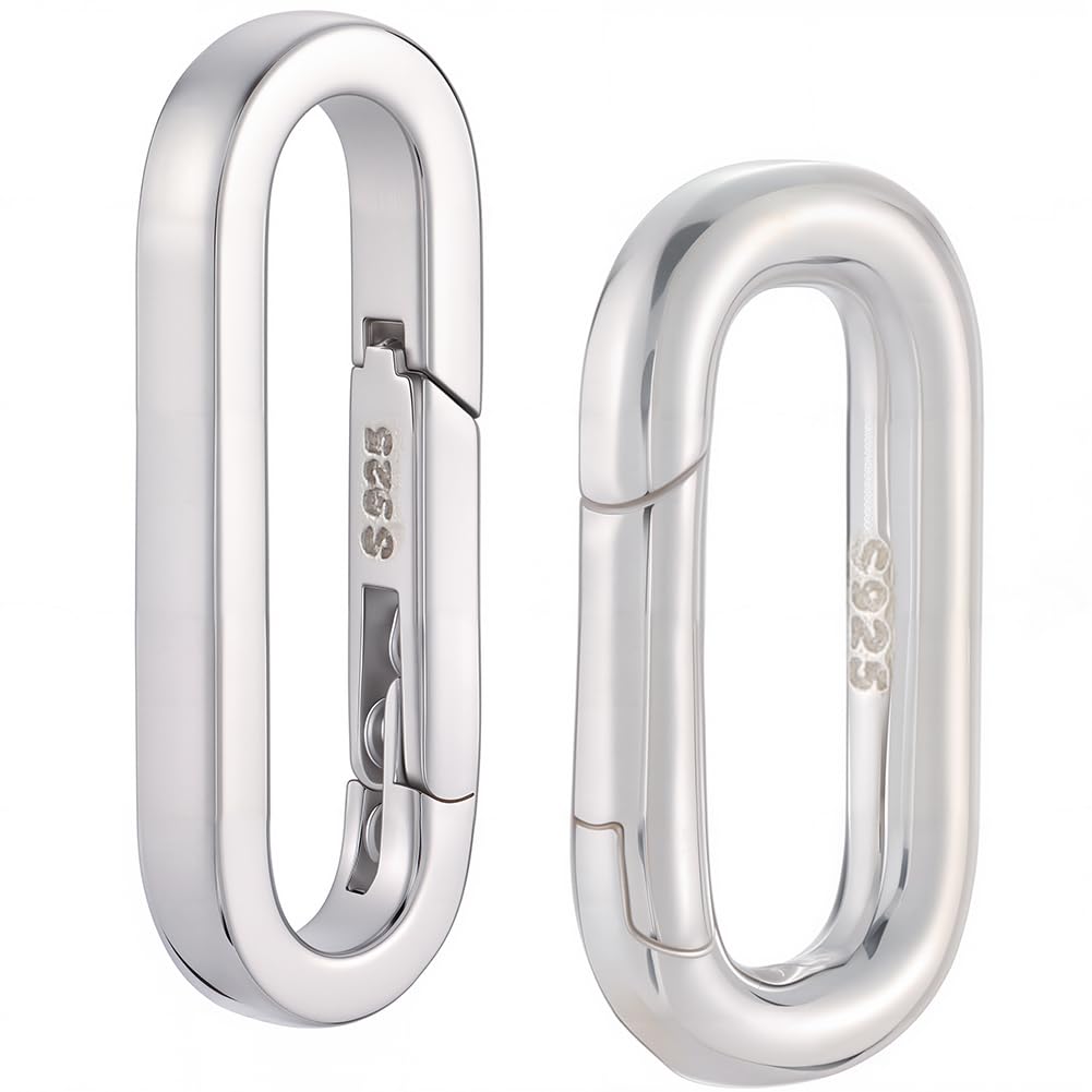 Amazon.com: Beebeecraft 2Pcs 2 Styles 925 Sterling Silver Spring