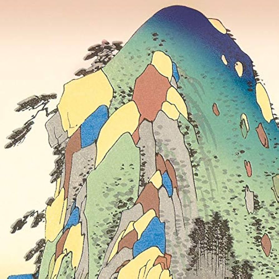 浮世絵アート 青と緑の海景 浮世絵アート 青と緑の海景 浮世絵アート 青と緑の海景