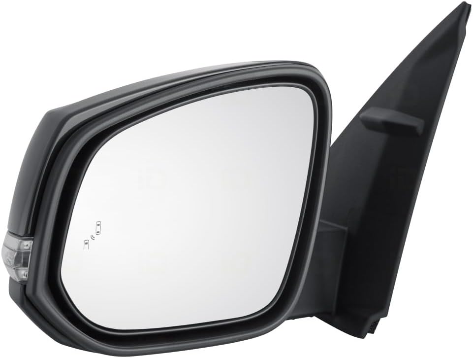 For Toyota Tacoma 2016-2023 Door Mirror Driver Side | Power Glass | Heated | Manual Folding | Flat | Paint to Match | With Blind Spot Detection | Replacement For TO1320350 | 191275136355, 8794004250