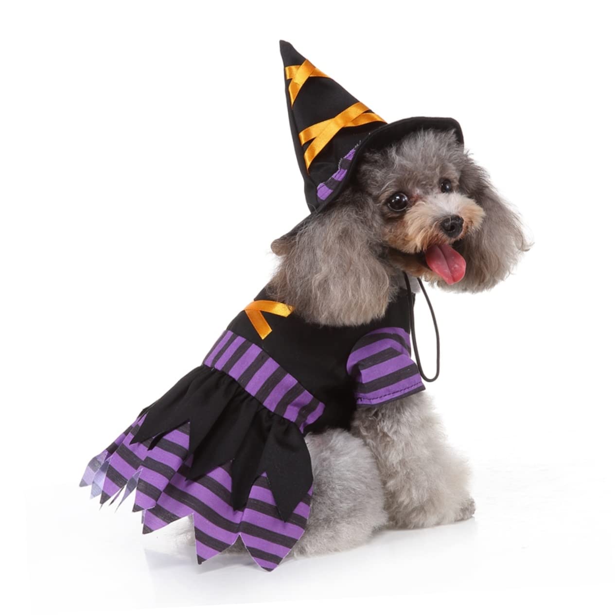 Didiseaon 2 Pz Cappotto Per Animali Domestici Di Halloween Vestiti Per Animali Domestici Cappello Da Cane Simpatica Felpa Con Cappuccio Per Cani Animale Domestico Forniture