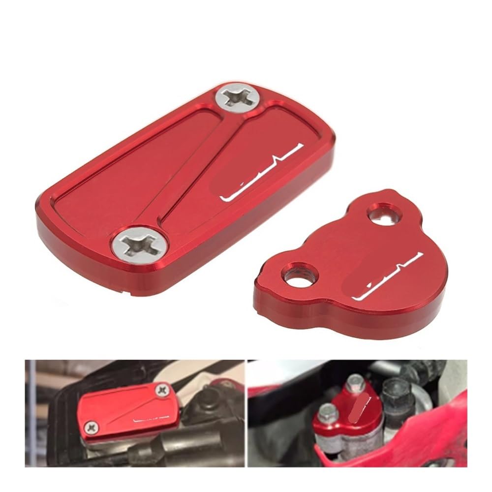 Freno Serbatoio per CR125R per CR250R 2002-2007 per CR 125R per CR 250R per CR CNC Motocicletta Coperchio del Serbatoio del Liquido dei Freni Anteriore E Posteriore