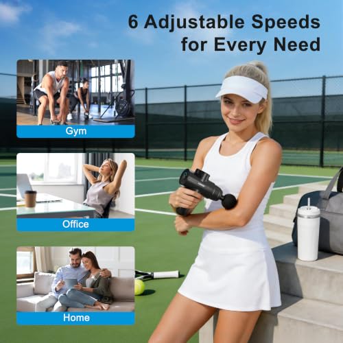 Image of LEERCON Massage Gun Deep Tissue, Mini Muscle Massager Gun for Pain Relief