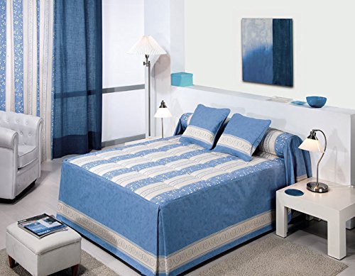 Reig Martí - Colchas Edredón Meme Reig Martí Azul Cama 90 cm. (190 x 270 cm.)