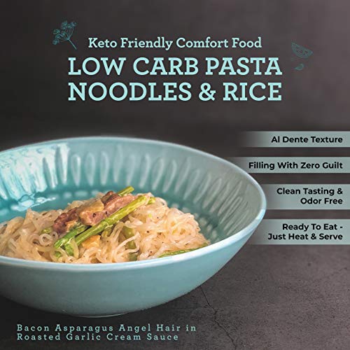 AMAZING LOKARB Shirataki Noodles (Konjac Noodle) 2X Bundle - No Odor Gluten Free - Ideal For Ketogenic Diet (Spaghetti, 12 Pack) - Thumbnail 6
