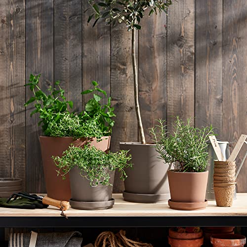 Pot de fleurs KLARBÄR avec soucoupe pour éviter les fuites d'eau de vos plantes