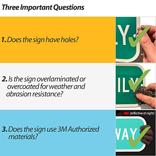 Smartsign "Add Your Text" Custom Street Sign | 4" X 18" Non-Reflective Aluminum #TOP6