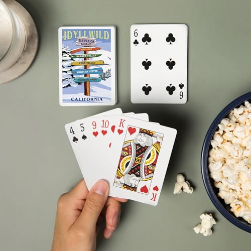 Baraja de poker tamaño póker con 52 cartas miniatura 2
