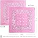 Gorgeous Island 10 Pack 100% Cotton Bandanas 22x22 inches - Multi-Purpose Square Scarfs for Men & Women, Headbands, Face Cover, Fashion Accessories