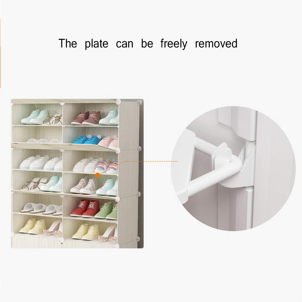 Organizzatore Scarpe In Plastica - 6 Contenitori Salvaspazio Per Armadio E Guardaroba