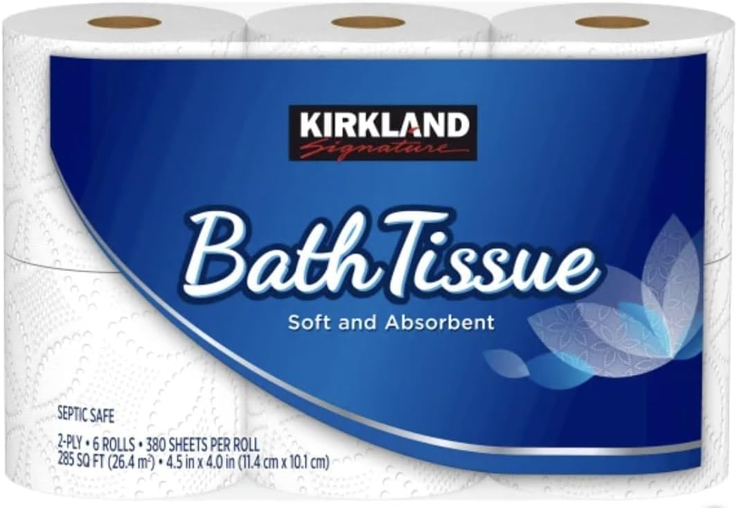 2-Ply Ultra Plus Toilet Paper/Bath Tissue, Septic Safe, FSC Certified, Unscented, 380 Sheets per Roll 4.5" x 4", 30 Individual Rolls
