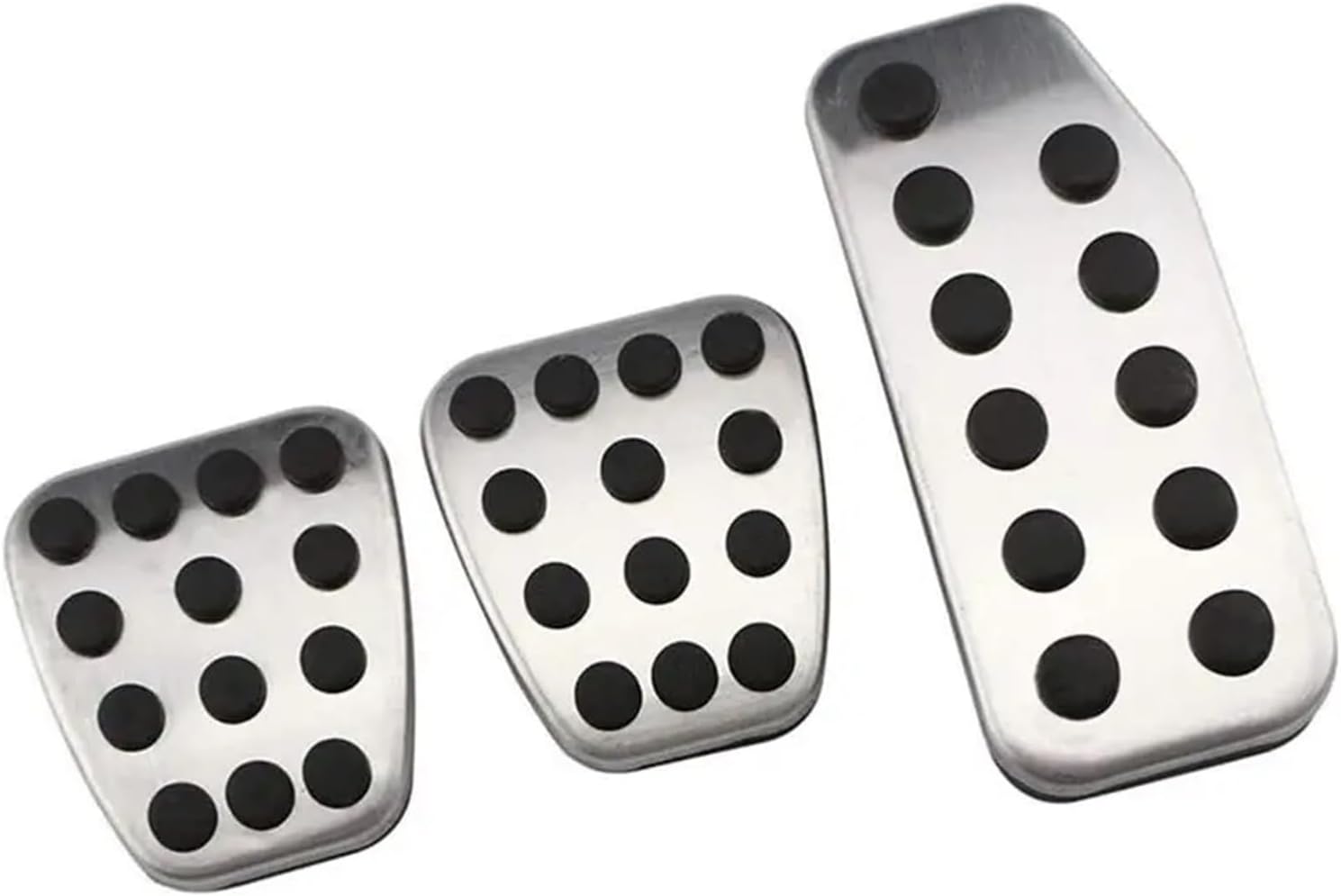 15X Car Pedals Gas Brake Clutch Accelerator Pedal Pad Plate Cover Compatible With Honda CITY 2013-2020 Vezel HRV 2015-2020(MT)