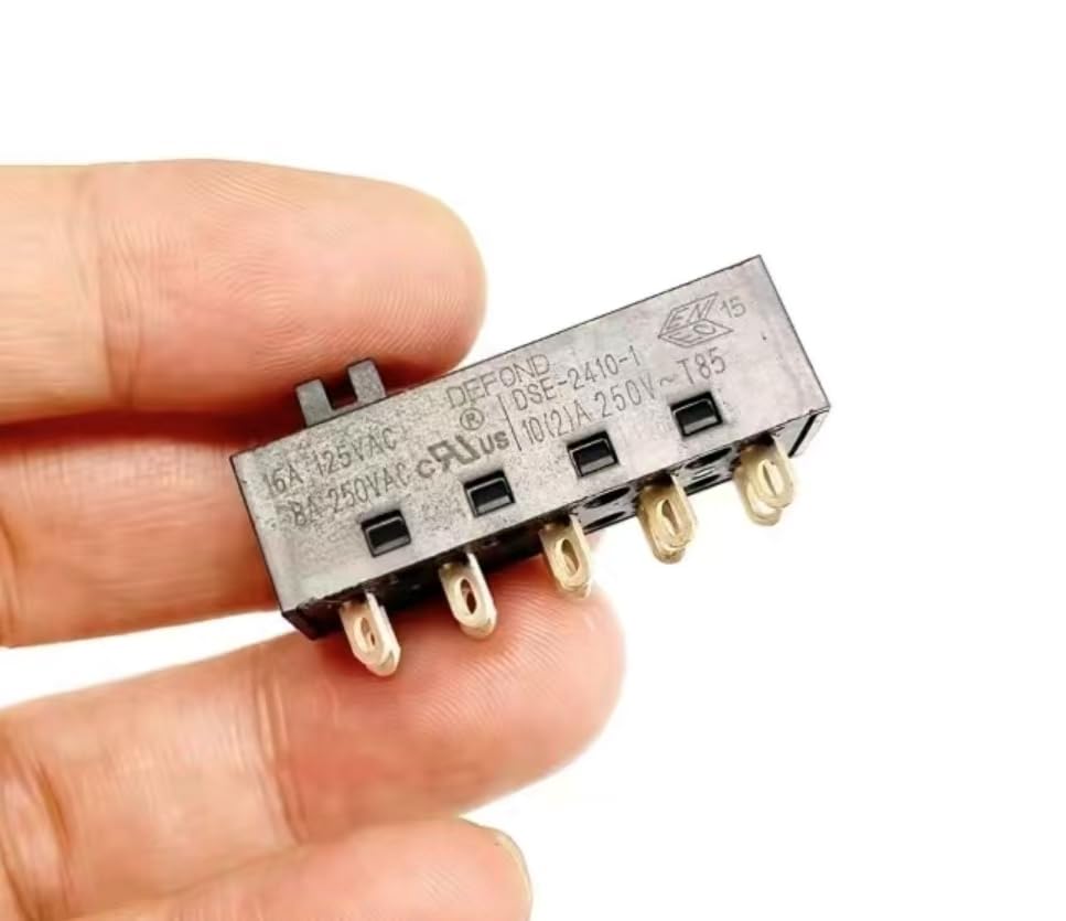1PCS DEFOND DSE-2410-1 Slide Switch 10 Pins 4 Sliding Positions