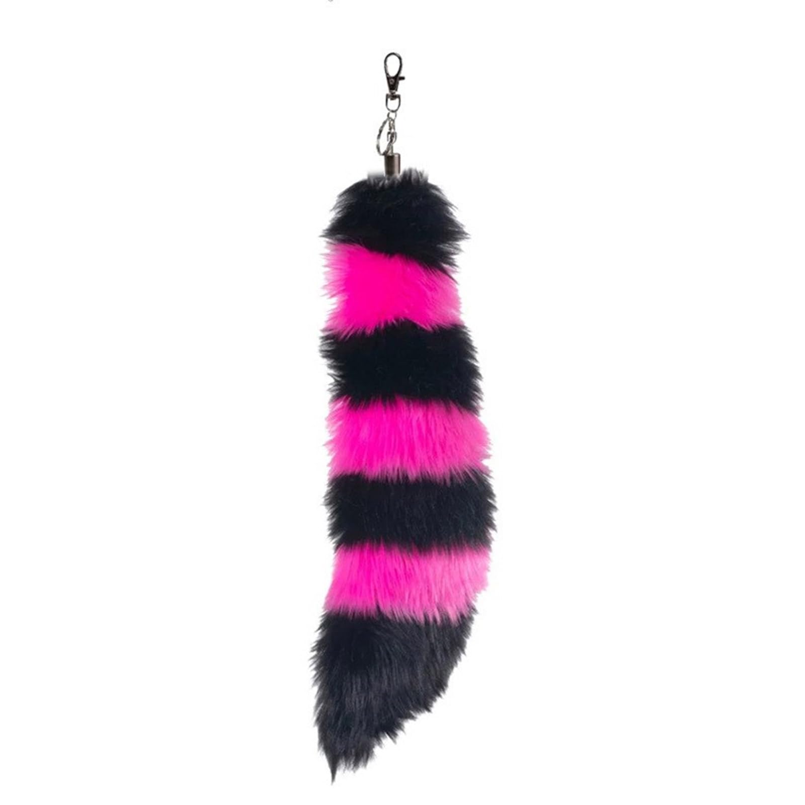 Maxtonser Faux Furs Foxes Tail Keychain Cosplays Toy Handbag Accessorise Bag Keyring Hook Pendant Charm Furs Car Keychain Gifts