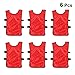 BESPORTBLE 6pcs Compression Vest for Boys and Girls Breathable Pinnies Soccer Vest Boys Football Training Shoulder Pads