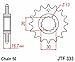 JT Sprockets JTF333.16 16 Tooth Steel Front Countershaft Sprocket, Single