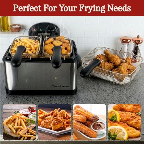Commercial deep fryer heavy duty