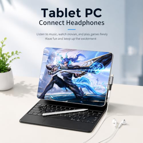 Image of Verilux 2 in 1 Audio Adapter USB C and Light to 3.5mm Jack Converter
