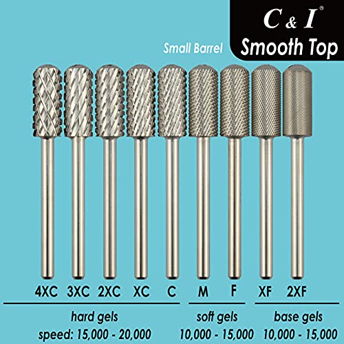 Broca de taladro para uñas C & I Small Barrel miniatura 5