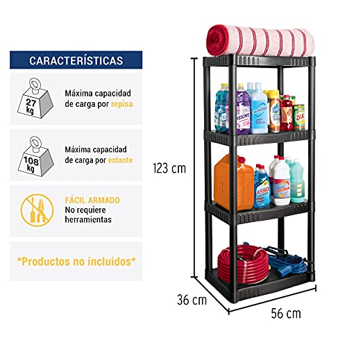 Anaqueles de plástico Truper 17 Imagen adicional