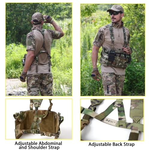 Chest Rig Militaire MOLLE II avec Tactical Assault Panel optimisé - 5