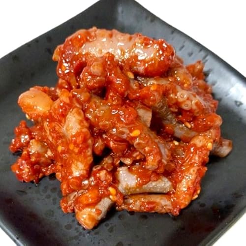 【秀食品】たこ塩辛(たこキムチ)500g たこチャンジャ おつまみ ご飯のお供 珍味 韓国 料理 業務用 ※安心のクール便で発送