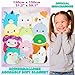Get Trend Squishmallows Fleece Throw Blanket, Soft Cozy 59 x 51 Inch, Lightweight, Fluffy Bedding Couch Bed Sofa Decor, Gifts for Kids (Multi Squishmallows)