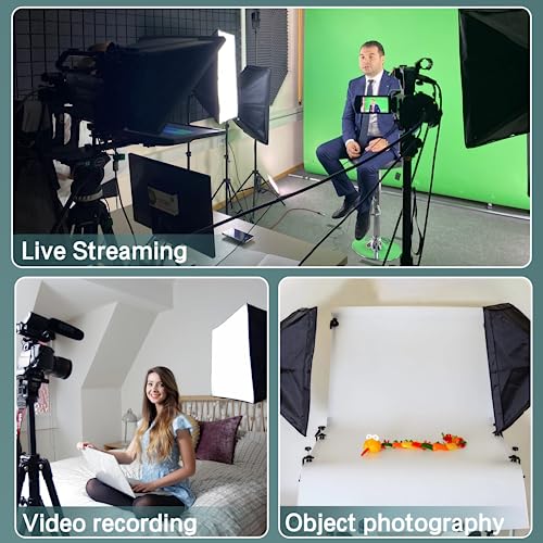Skytex T470 Softbox Lighting Kit, Skytex 16X16In Soft Box | 135W 5500K E27 Led Bulb, Continuous Photography Lighting Kit Photo Studio Lights Equipment thumb #4